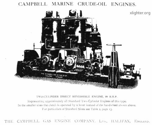 Campbell Marine Crude-Oil Engine